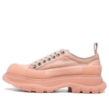 (WMNS) Alexander McQueen Tread Slick Lace Up Polyamide Sneakers 'Pink'