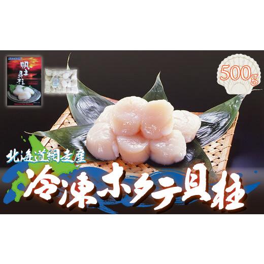 ふるさと納税 北海道 網走市 ＜網走産＞冷凍ホタテ貝柱 500g ABE005