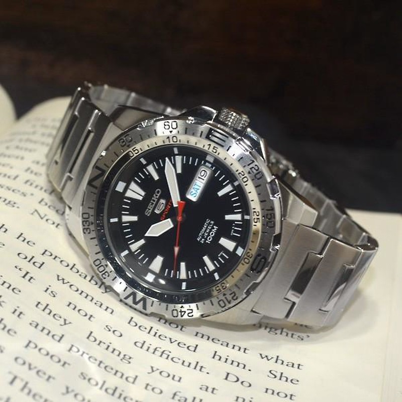 セイコー5 スポーツ ダイバーズ 海外モデル 逆輸入 自動巻き SEIKO5 腕時計 メンズ ブラック文字盤 ステンレスベルト SRP539K1  サイズ調整無料 | LINEブランドカタログ