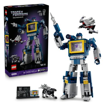 LEGO 樂高 10358 ICONSTM 變形金剛 音波 Transformers Soundwave  1套  混合