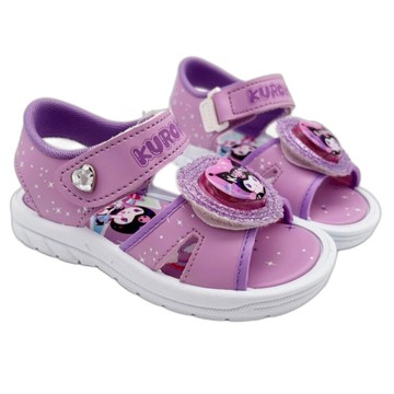 【菲斯質感生活購物】台灣製庫洛米電燈涼鞋 酷洛米 中童鞋 三麗鷗 庫洛米童鞋 嬰幼童鞋 MIT童鞋