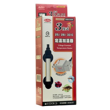 Mr.AQUA 3段式定溫微電腦控溫加溫器-10w