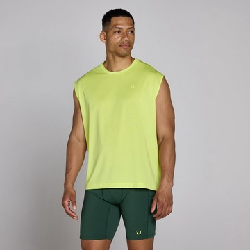 MP Men's Hybrid Oversized Mesh Tank - Lime Green - XL