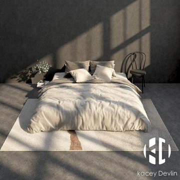 床邊地毯客廳臥室現代簡約腳墊書房沙發茶幾房間飄窗床前毯【聚物優品 】