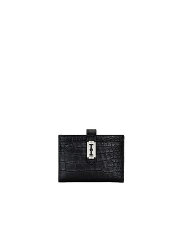 Magpie Card Wallet Croco - Black