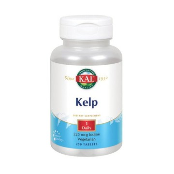Kelp Iodine 250 Tabs by Kal