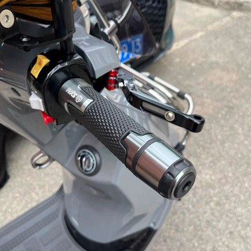 摩托車改裝一體手把套通用踏板車防滑手柄套手把油門把手手把膠套🛒免運