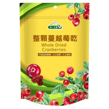 統一生機 整顆蔓越莓乾  250g  1包