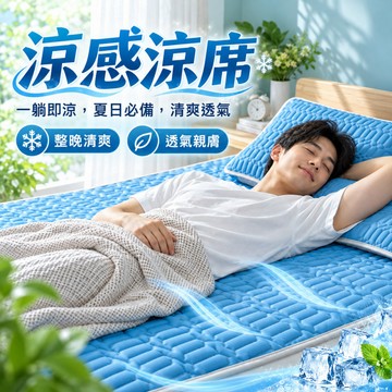 ✨隔日到貨✨ 涼感涼蓆 涼蓆保潔墊 涼床墊 涼墊床墊 涼席床墊 平單式保潔墊 雙人涼蓆 涼蓆床墊 涼墊床墊 單人涼蓆