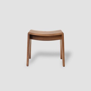 MOONLER Dahlia 實木腳凳 淺褐