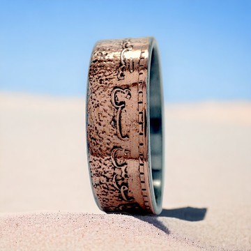 阿曼錢幣戒指 10 bayz 1999-2013，阿曼女戒，來自阿曼的戒指，為阿曼而設的戒指