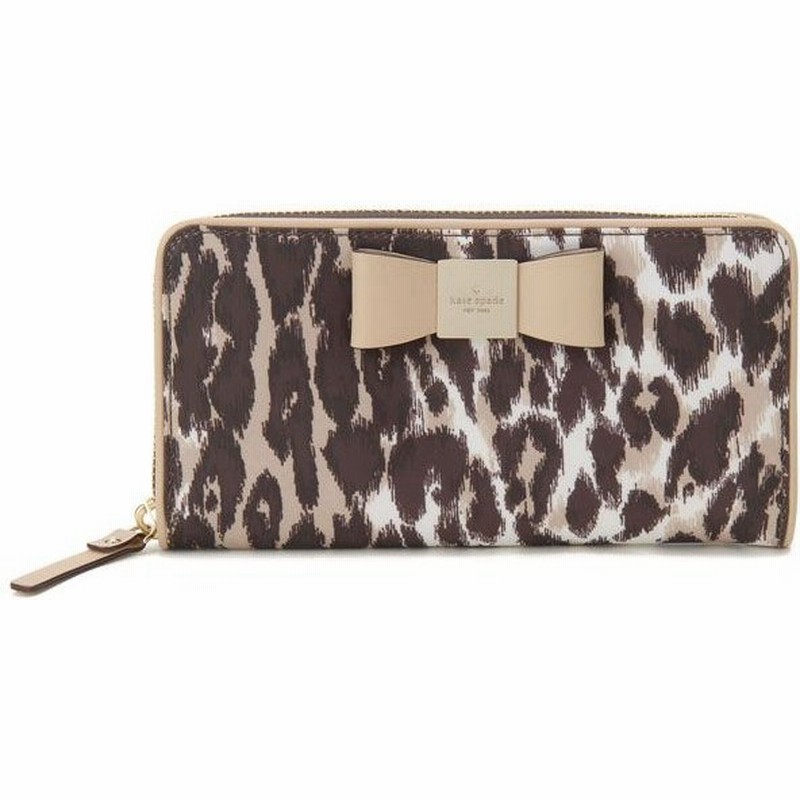 ケイトスペード Kate Spade 長財布 Pwru3793 001 リボン ラウンドファスナー長財布 レオパード ヒョウ柄 レディース ブランド 通販 Lineポイント最大0 5 Get Lineショッピング