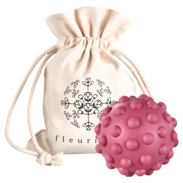 fleurient 芙樂莉 舒壓按摩球 圓形筋膜球 便於隨身攜帶 輕鬆舒緩 按壓深層穴道  粉色  1組