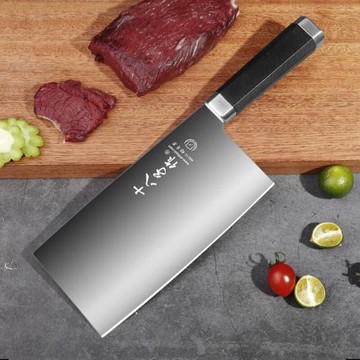 十八子作陽江刀不銹鋼菜刀切菜斬骨片肉家用廚房商用鋒利耐用
