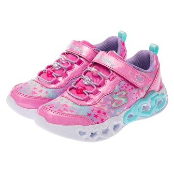 SKECHERS 童鞋 女童系列燈鞋 INFINITE HEART LIGHTS - 303261LPKMT