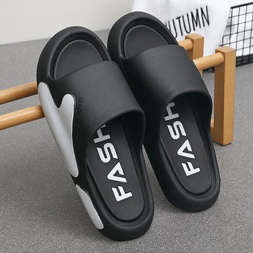 高級踩屎感拖鞋男夏季外穿室內家居浴室防滑情侶厚底家用男士涼拖