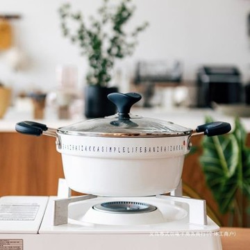 日式家用小奶鍋燃氣電磁爐通用一人食天婦羅炸鍋不沾迷你炸鍋湯鍋