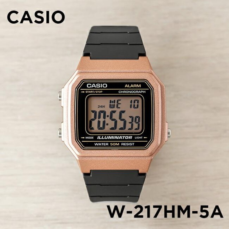 10年保証 日本未発売 CASIO STANDARD カシオ スタンダード W-217HM-5A