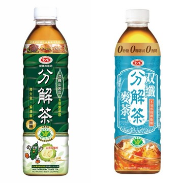 愛之味 健康油切分解茶/分解茶雙纖麥茶 PET590 一單最多8瓶