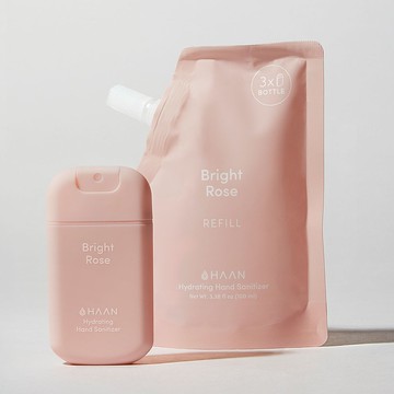 HAAN POCKET手部清潔保濕噴霧&補充包【薔薇果】花香調//人氣王