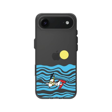 iPhone Air Clear (相機按鈕) 酷墨灰 - 史努比 Snoopy - Dive Dog