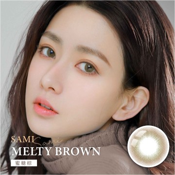 Sami佐美彩色月拋1片裝-蜜糖棕Melty Brown