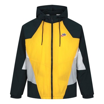 Nike Sportswear Heritage Windrunner hooded Woven Jacket Yellow