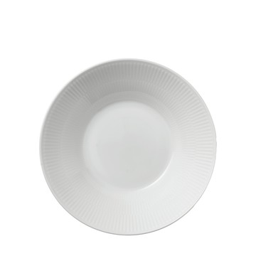 平邊白瓷 - 深盤24cm(本商品不提供破損保證)