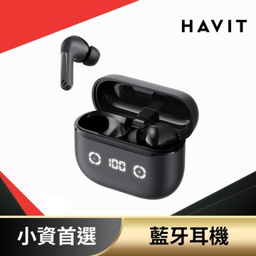 【廠商直送】Havit 海威特 重低音ANC藍牙耳機(TW984 -25dB)