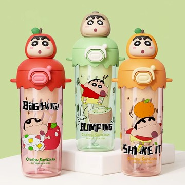 天藍小舖-蠟筆小新水果吸管冷水壺550ML-共3色-$390【A11115719】