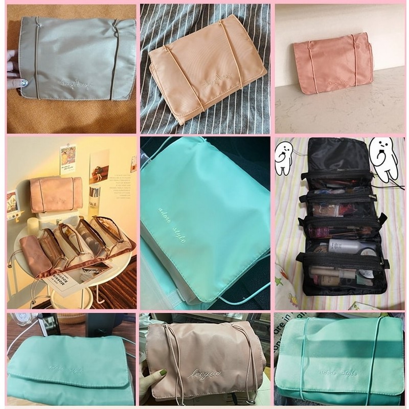 収納ポーチ 4in1 多機能 メイクポーチ トラベルポーチ 洗面用具ポーチ 大容量 軽量 収納バック 通販 Lineポイント最大1 0 Get Lineショッピング