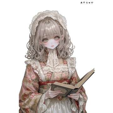 【9 月新款】07-142-0242 人物貼紙 幻想復古浪漫喫茶