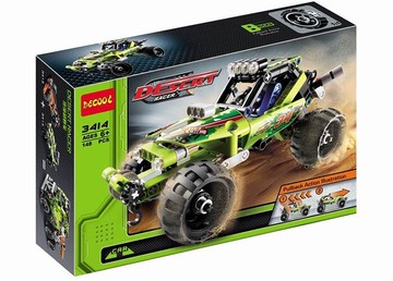 得高積木 3414 沙漠越野車積木/一盒入(促499) 有回力功能~鑫【APP滿額下單10%點數(單一帳號最高5000點)】1/31止