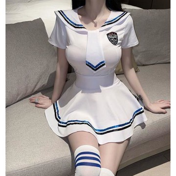 日系水手服清純甜美學院風海軍領學生制服JK百褶裙性感甜辣蘿莉裝
