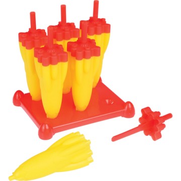 《Rex LONDON》冰架+冰棒模6入-火箭-- 冰棒盒 雪糕模 製冰模 枝仔冰棒