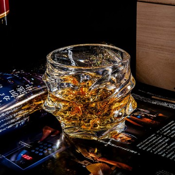 2 件裝日本時尚威士忌酒杯 17 盎司