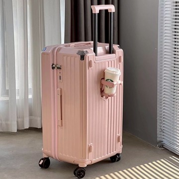 【家寵LOVEHOME】 LOVEHOME 胖胖箱專區 大容量胖箱 萬向輪行李箱 (24吋&30吋任選) - 粉紅
