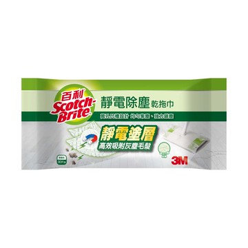3M百利靜電除塵乾拖巾-30張