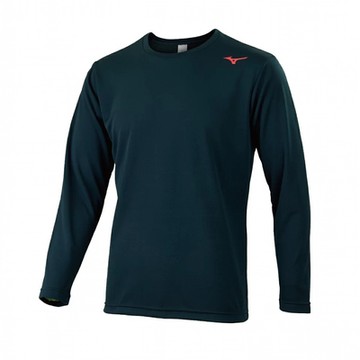 MIZUNO 美津濃 長袖上衣 男款  運動 保暖 BT長袖T恤 黑 32TAA50609