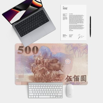 PIXOSTYLE 新台幣五百元大尺寸 電競滑鼠墊 餐墊 辦公桌墊