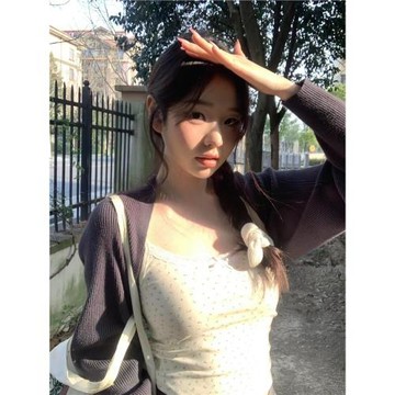 Brandy Girl ins少女甜美bm碎花小吊帶背心蕾絲邊女內搭網紅辣妹