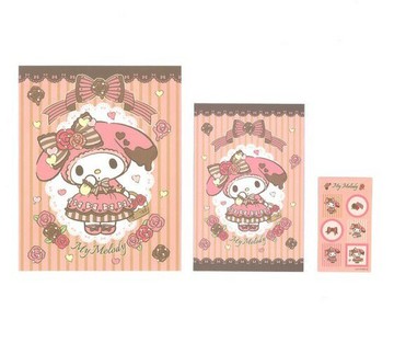 【震撼精品百貨】My Melody_美樂蒂~日本SANRIO三麗鷗 美樂蒂信紙組-玫瑰*04162
