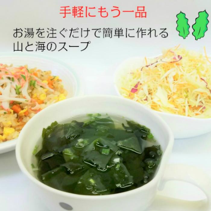 わかめスープ　2袋セット （100g 　約20食分） ゆうパケット　送料無料　和風　即席　スープ　インスタント