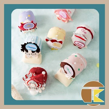 【11月預購】膽大黨 睡衣系列 毛絨掛件盲盒 公仔 玩具 盒玩 收藏 盲抽 娛樂 一中盒6入｜愛蛋客