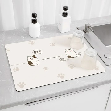 UTOOKII 矽藻土桌面吸水墊 L