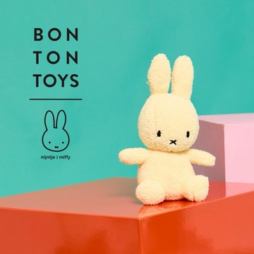BON TON TOYS｜Miffy TERRY米菲兔填充玩偶-淺黃23cm