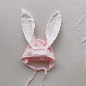 YOUrs - 好棉小兔帽-軟糖粉