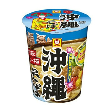 【江戶物語】(短效特價) TOYO 東洋水產 沖繩風味杯麵 83g 沖繩蕎麥麵 泡麵 BIG杯麵 宵夜 露營 日本進口