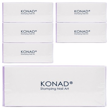 KONAD 四面抛光棉 小(9 x 3.6 x 2.8cm)  多色  6個