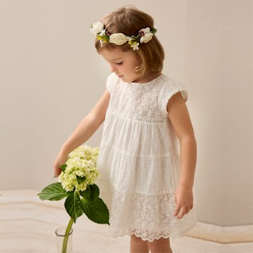 PIPPY小公主蕾絲洋裝 白-100